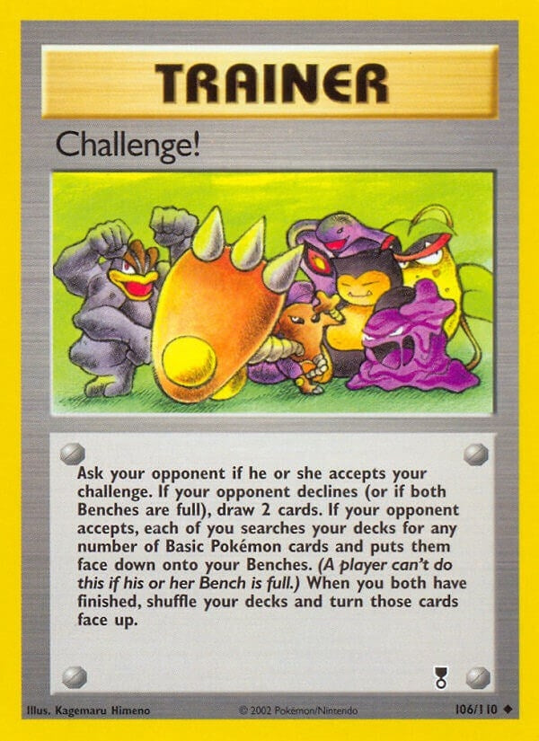Image for Challenge! (106/110) - Pokemon