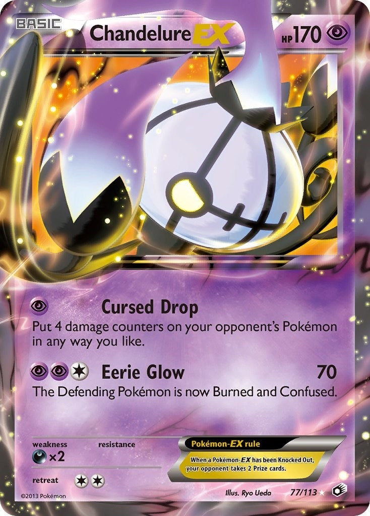 Image for Chandelure EX (77/113) - Pokemon