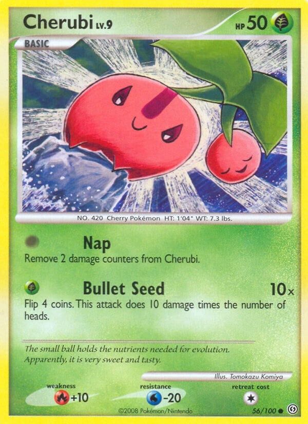 Image for Cherubi (56/100) - Pokemon