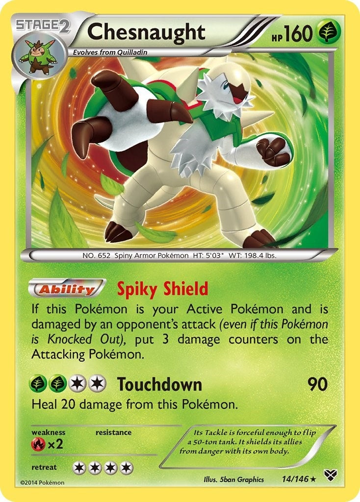 Image for Chesnaught (14/146) - Pokemon