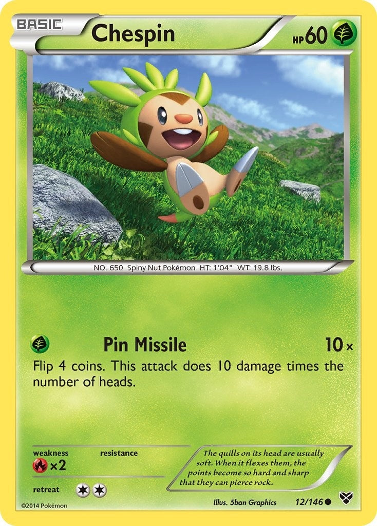 Image for Chespin (12/146) - Pokemon