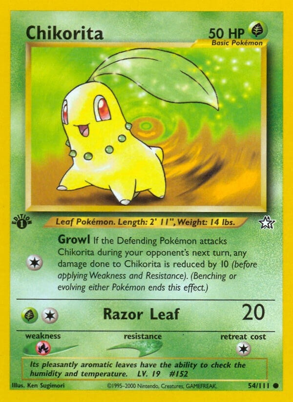Image for Chikorita (54) (054/111) - Pokemon