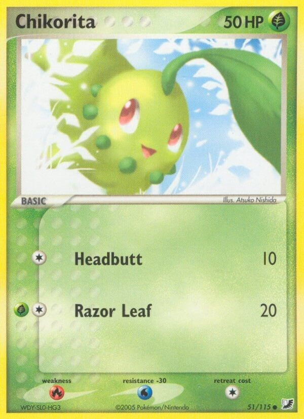 Image for Chikorita (51/115) - Pokemon