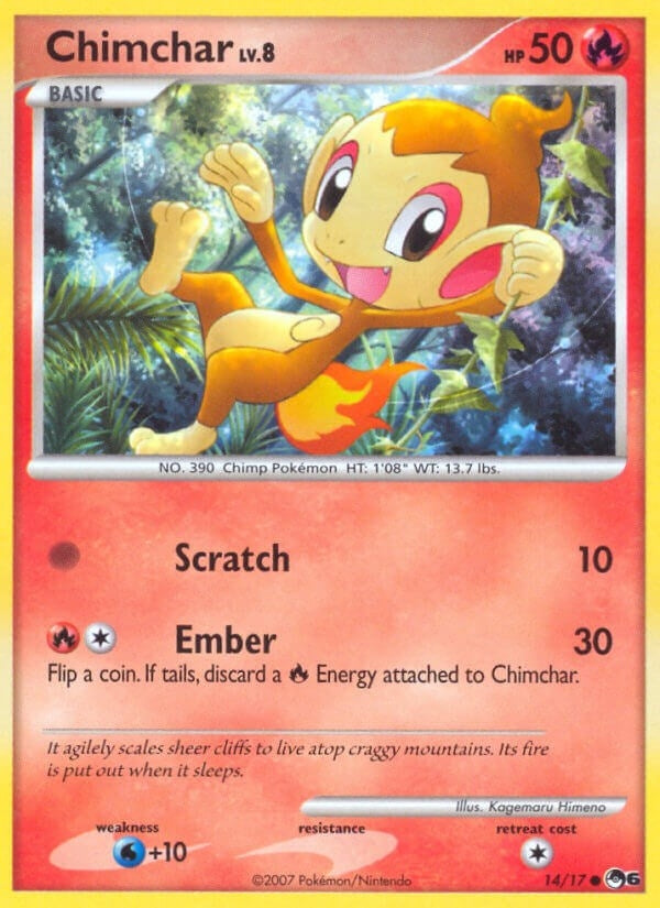 Image for Chimchar (014/017) - Pokemon