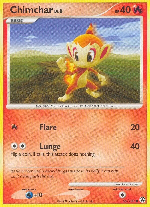 Image for Chimchar (56) (56/100) - Pokemon