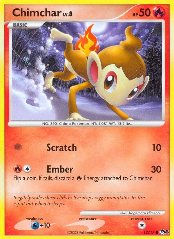 Image for Chimchar (012/017) - Pokemon