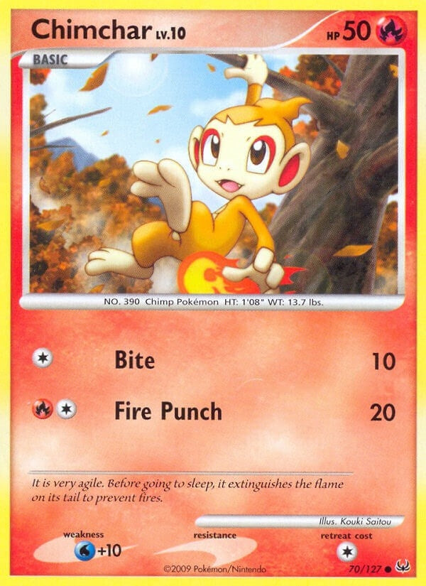 Image for Chimchar (70/127) - Pokemon