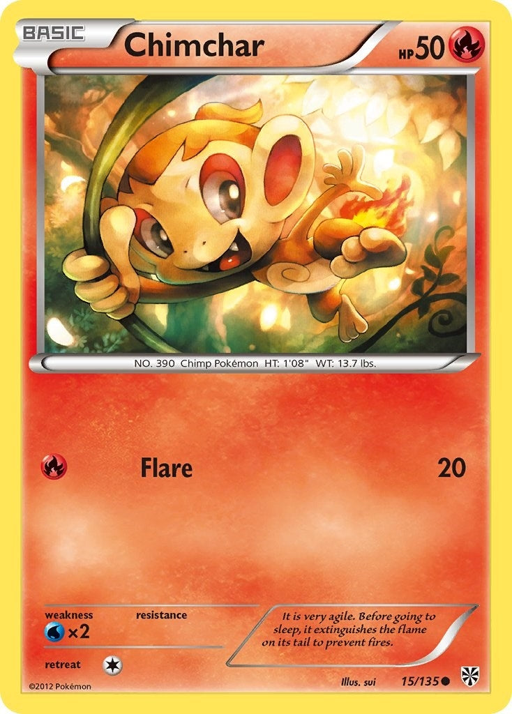 Image for Chimchar (15/135) - Pokemon