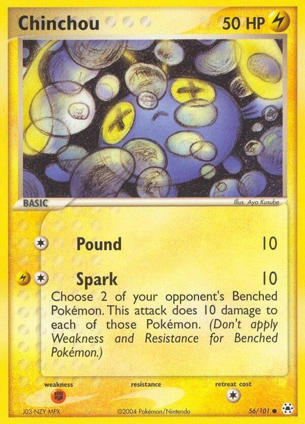 Image for Chinchou (56/101) - Pokemon