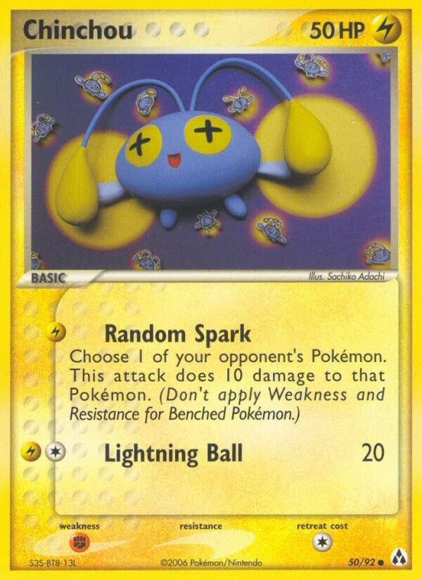 Image for Chinchou (50/92) - Pokemon