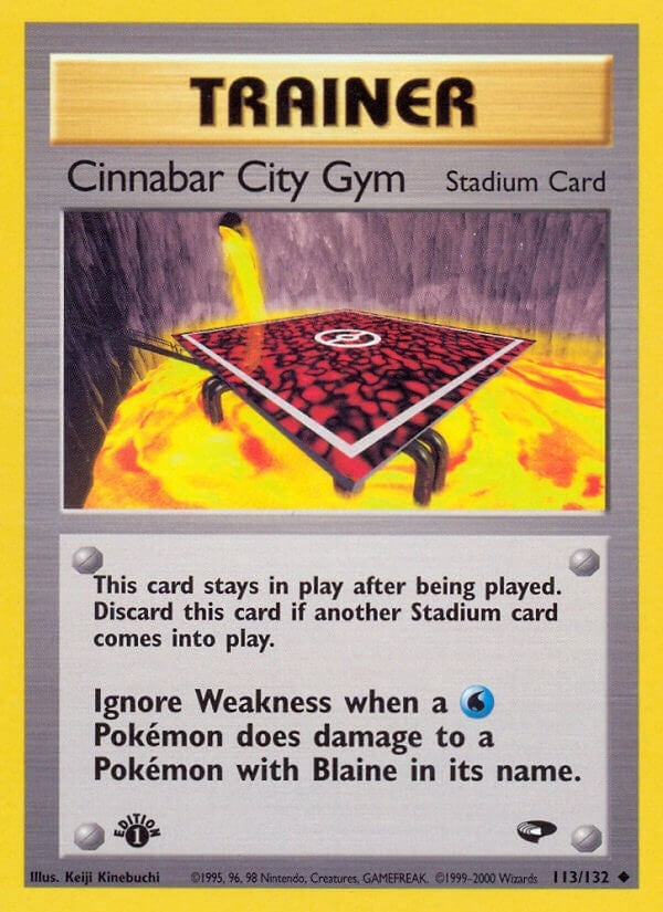 Image for Cinnabar City Gym (113/132) - Pokemon