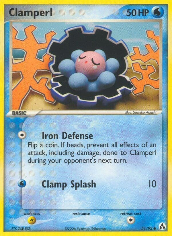 Image for Clamperl (51/92) - Pokemon