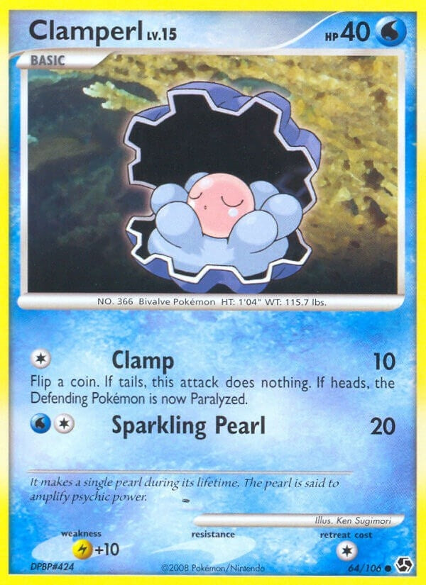 Image for Clamperl (64/106) - Pokemon