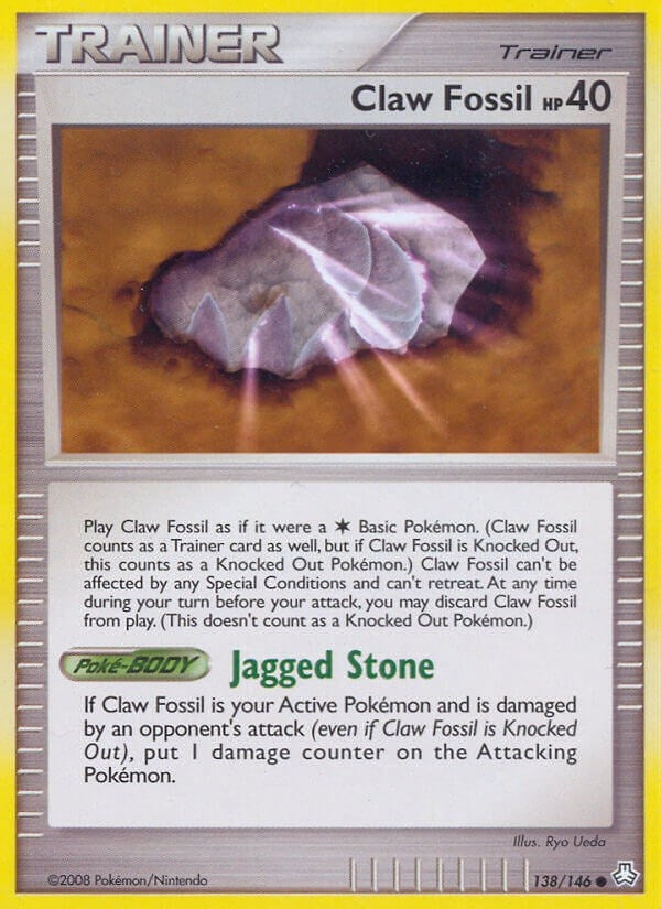 Image for Claw Fossil (138/146) - Pokemon