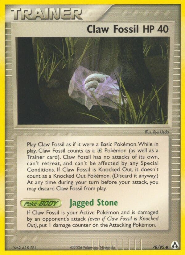 Image for Claw Fossil (78/92) - Pokemon