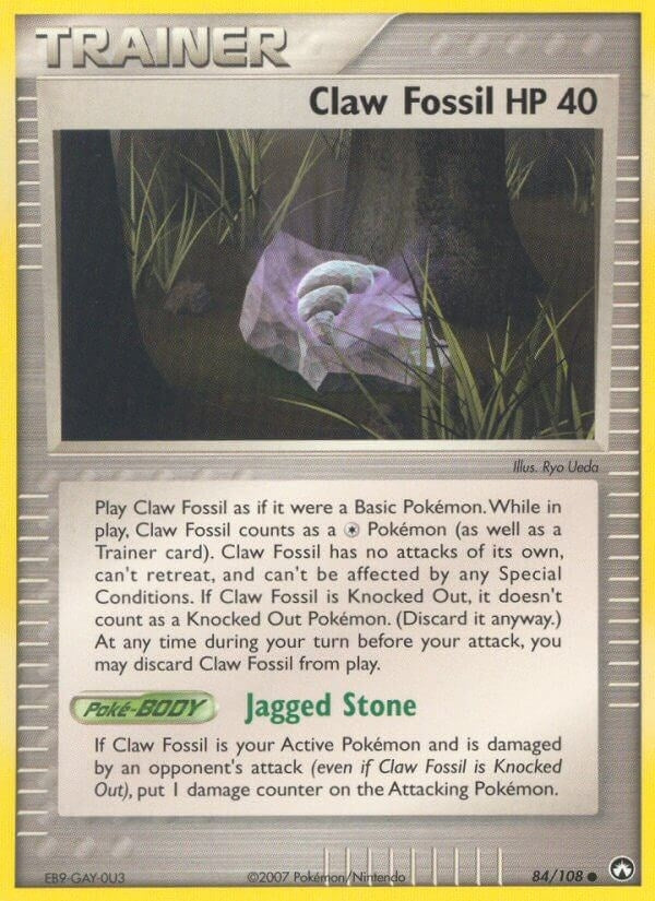 Image for Claw Fossil (84/108) - Pokemon