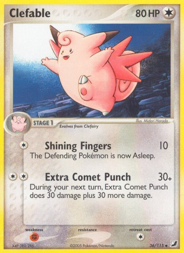 Image for Clefable (36/115) - Pokemon