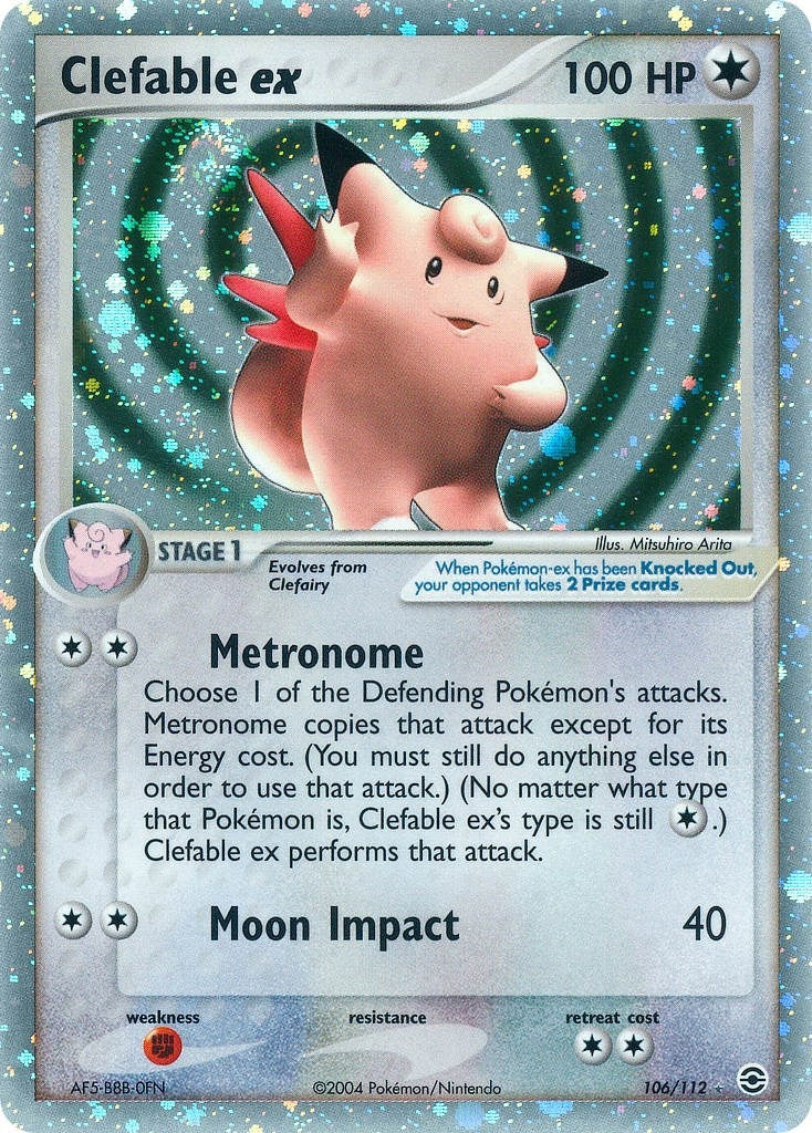 Image for Clefable ex (106/112) - Pokemon