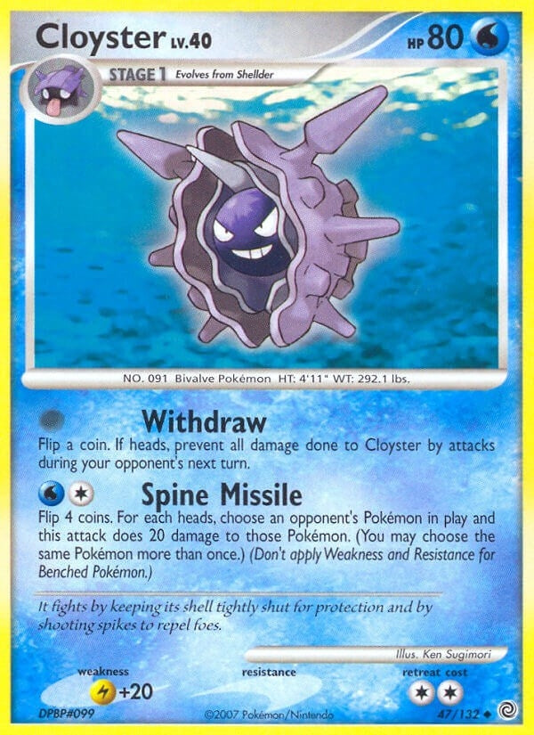 Image for Cloyster (47/132) - Pokemon