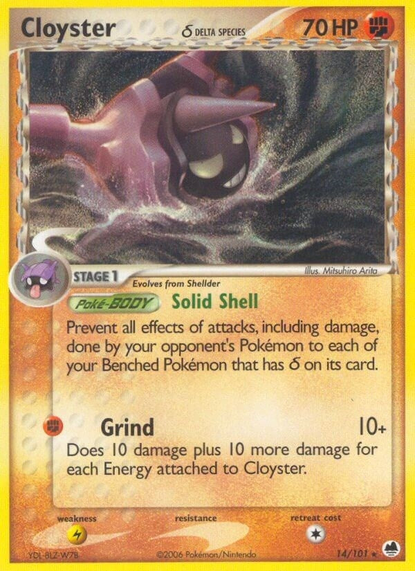 Image for Cloyster (Delta Species) (14/101) - Pokemon
