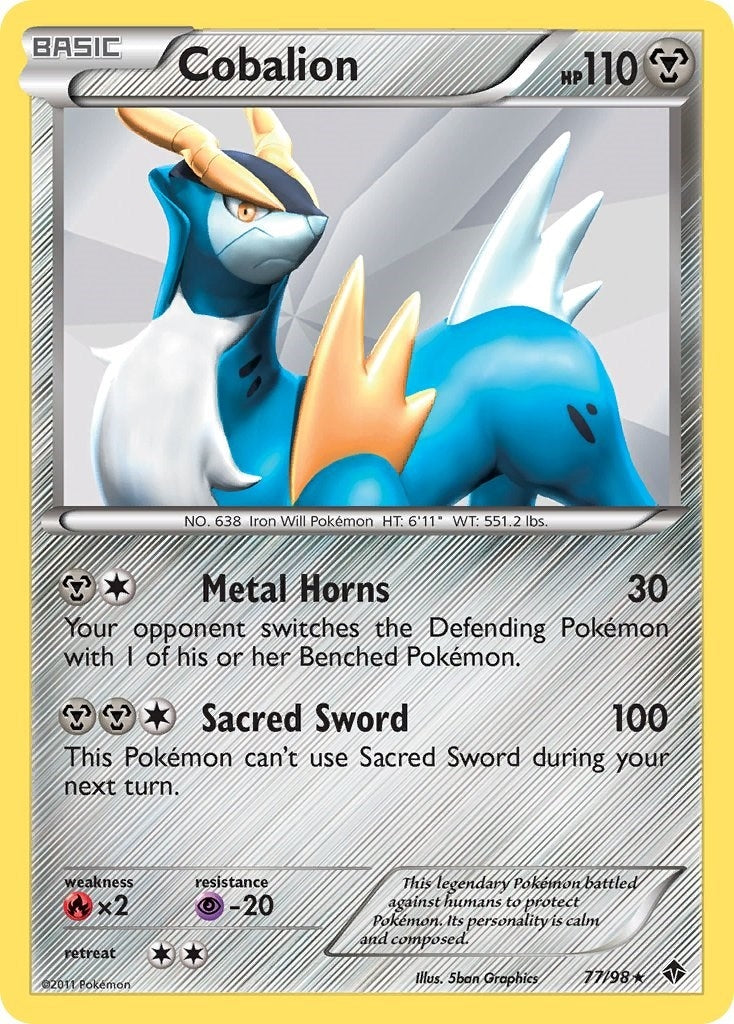 Image for Cobalion (77/98) - Pokemon
