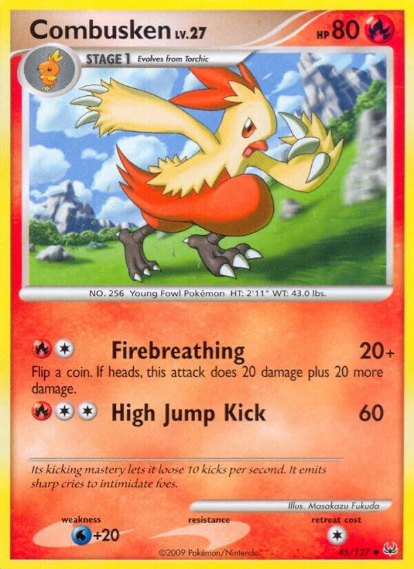 Image for Combusken (45/127) - Pokemon