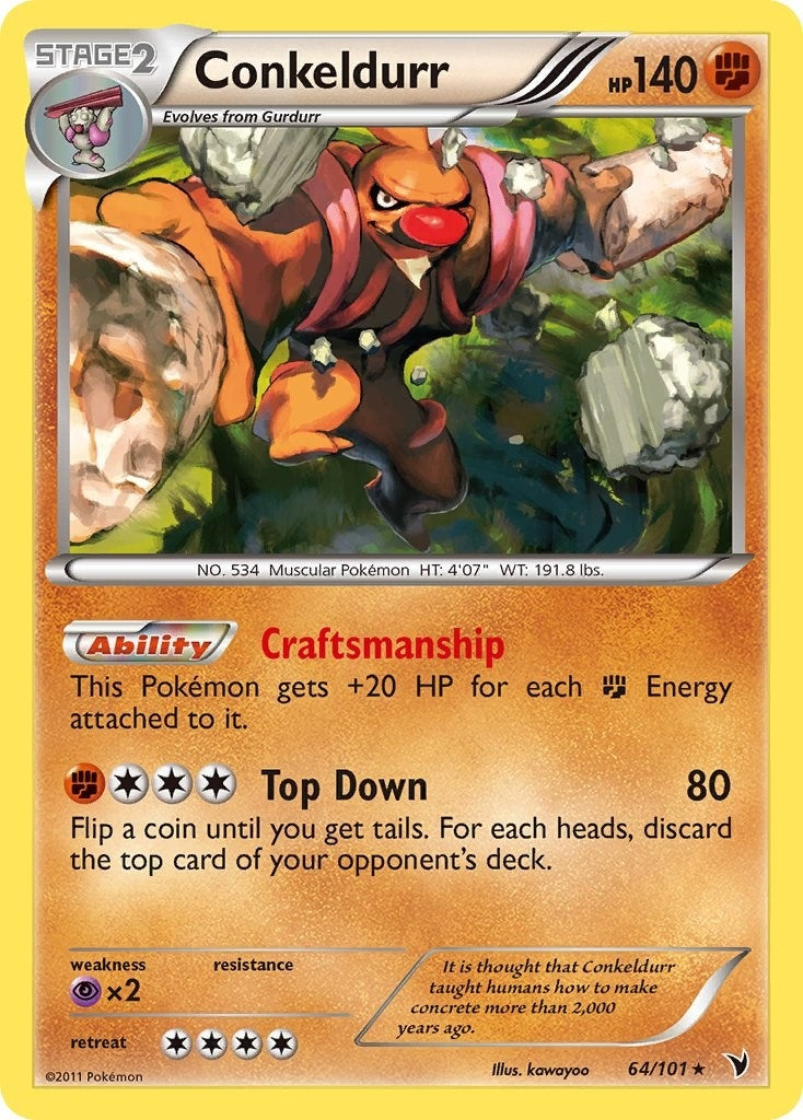 Image for Conkeldurr (64) (64/101) - Pokemon