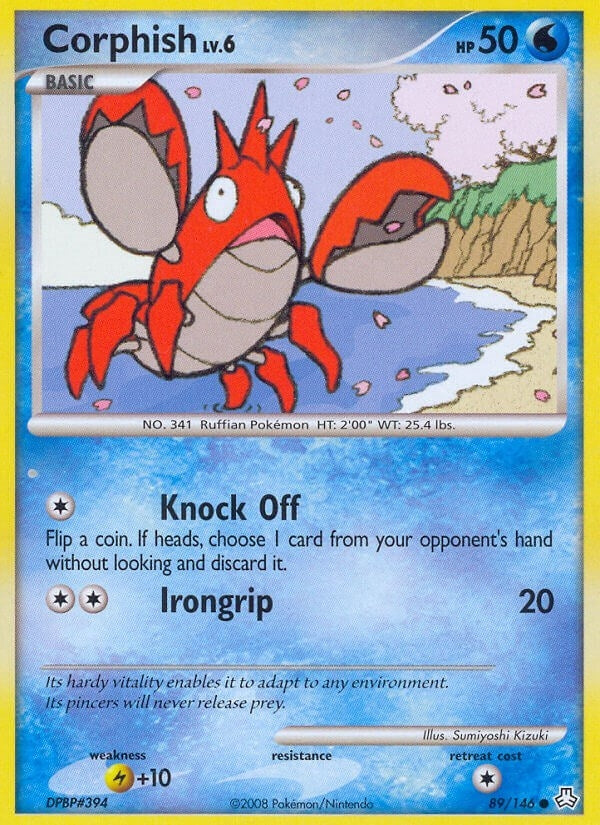 Image for Corphish (89/146) - Pokemon