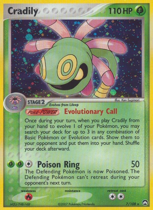 Image for Cradily (7/108) - Pokemon