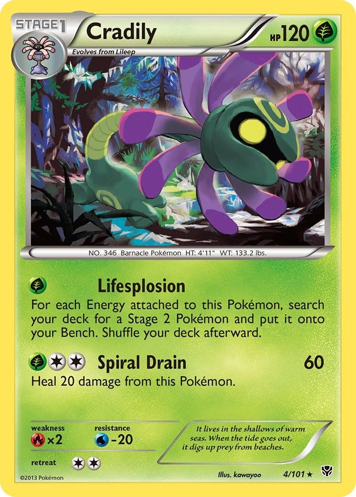 Image for Cradily (4/101) - Pokemon