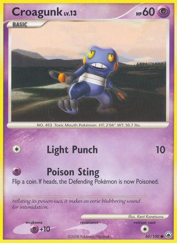 Image for Croagunk (60/100) - Pokemon