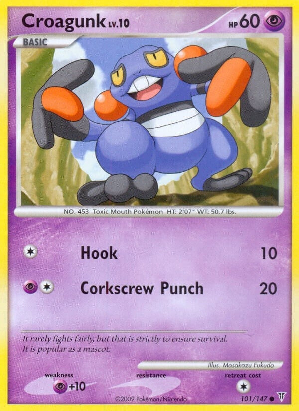 Image for Croagunk (101) - Pokemon