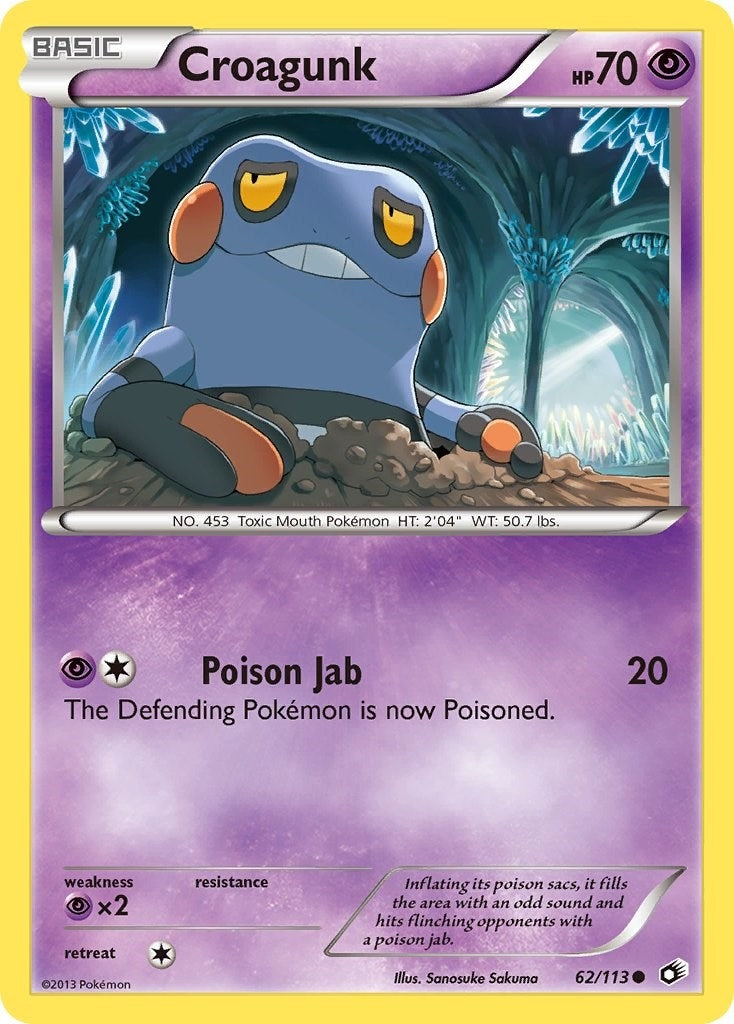 Image for Croagunk (62/113) - Pokemon