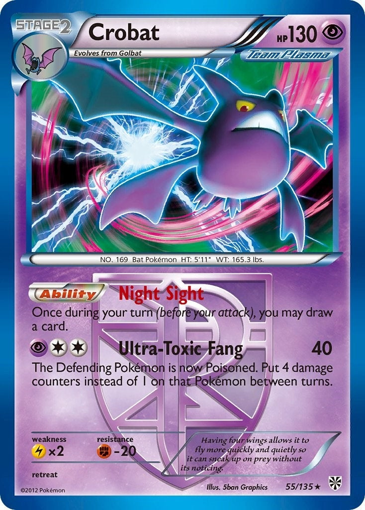 Image for Crobat (Team Plasma) (55/135) - Pokemon