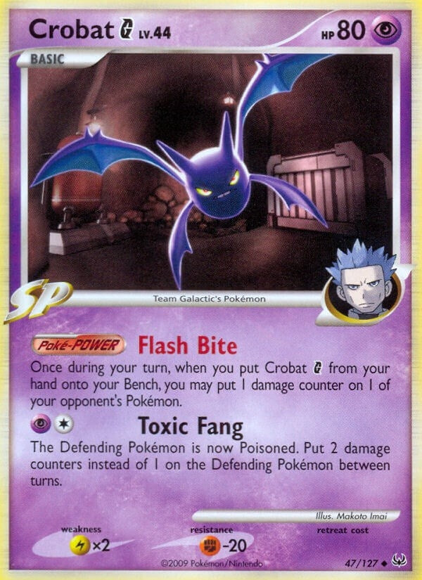 Image for Crobat G (47/127) - Pokemon