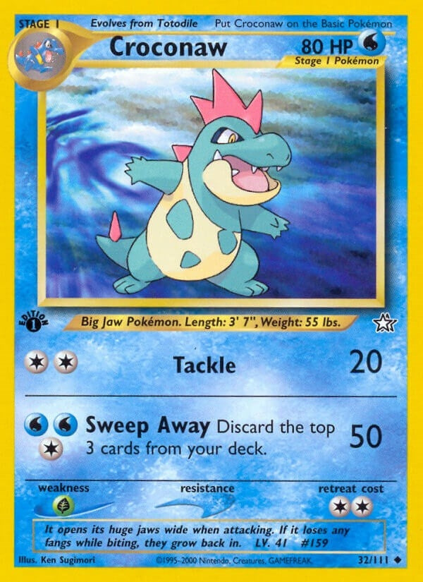 Image for Croconaw (32) (032/111) - Pokemon