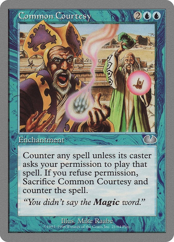 Image for Common Courtesy (21) - Magic: The Gathering