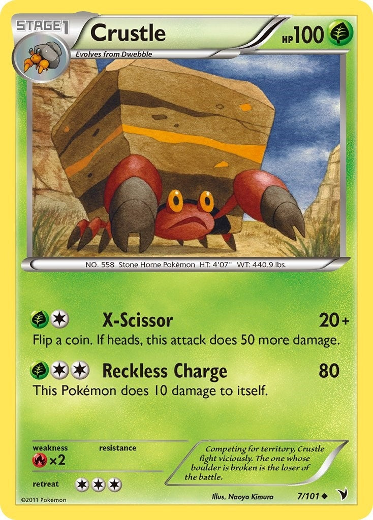 Image for Crustle (7/101) - Pokemon