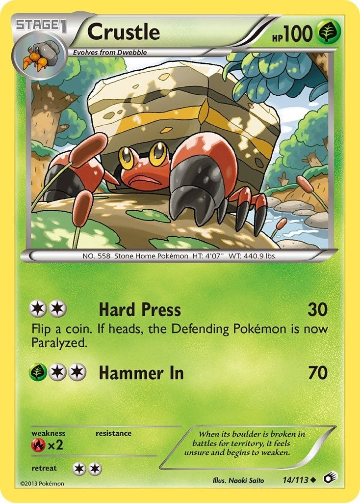 Image for Crustle (14/113) - Pokemon