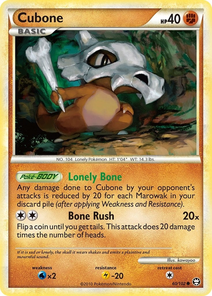 Image for Cubone (60/102) - Pokemon