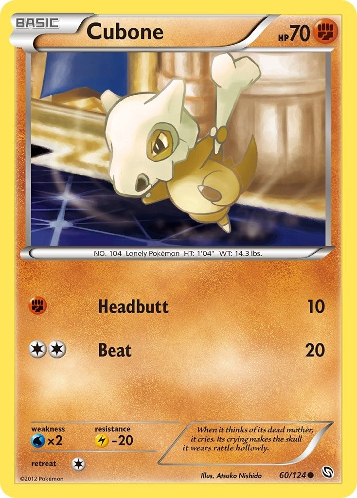 Image for Cubone (60/124) - Pokemon