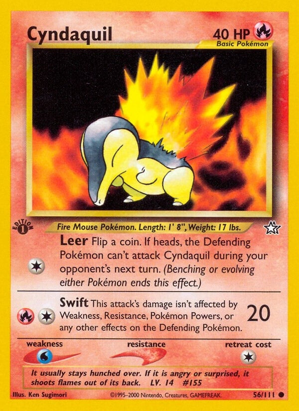 Image for Cyndaquil (56) (056/111) - Pokemon