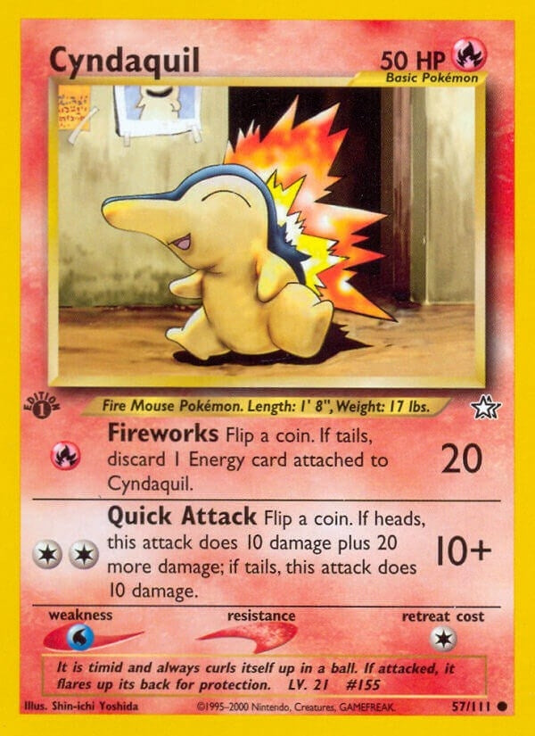 Image for Cyndaquil (57) (057/111) - Pokemon