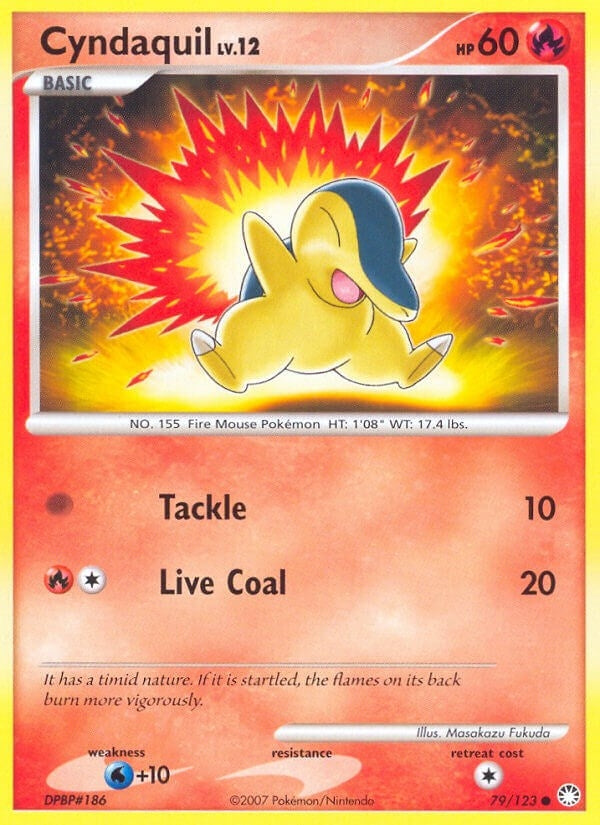 Image for Cyndaquil (79/123) - Pokemon