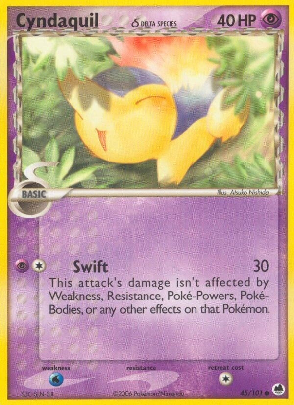 Image for Cyndaquil (Delta Species) (45/101) - Pokemon