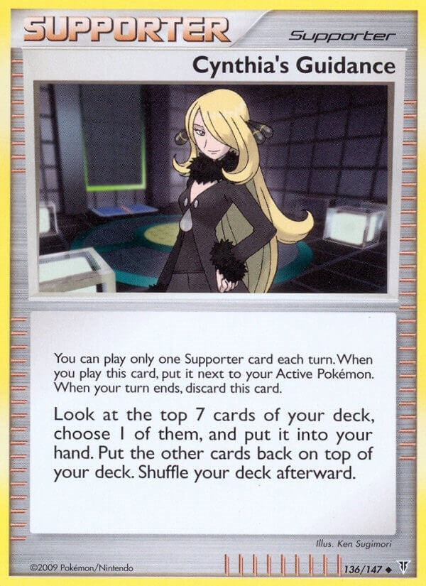 Image for Cynthia's Guidance (136) - Pokemon