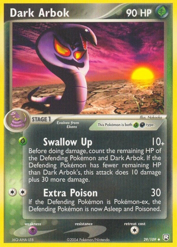 Image for Dark Arbok (29/109) - Pokemon