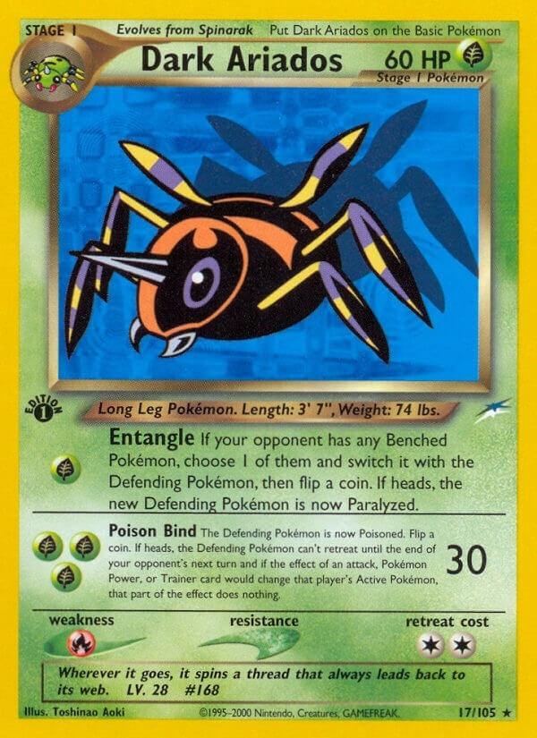 Image for Dark Ariados (017/105) - Pokemon