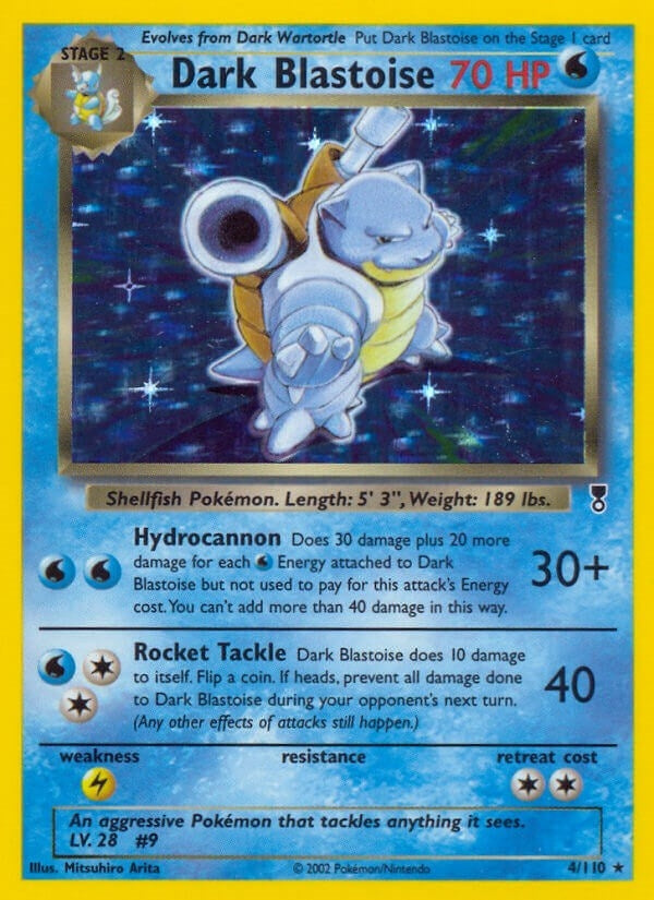 Image for Dark Blastoise (004/110) - Pokemon