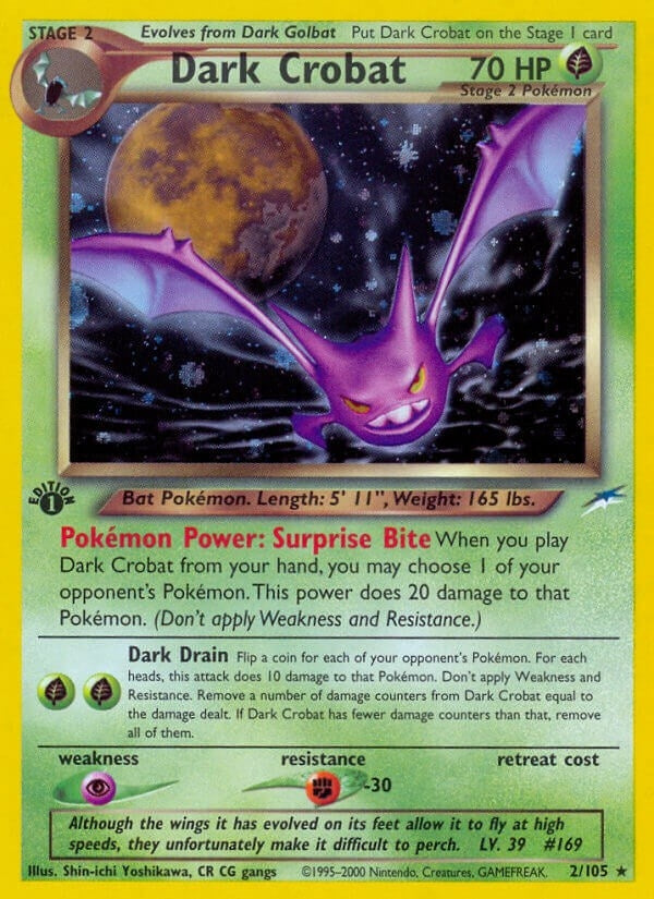 Image for Dark Crobat (002/105) - Pokemon